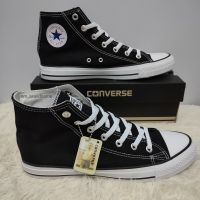 Converse all star รองเท้าคอนเวิร์สหุ้มข้อสีดำแถมกล่อง