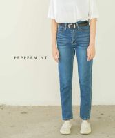 peppermintjeans ยีนส์ทรงบอย ผ้าไม่ยืด ทรงสวยมาก สีLee.y