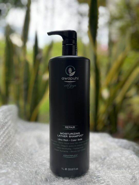 paul-mitchell-awapuhi-wild-ginger-repair-shampoo-rinse-treatment-oil-ผลิตภัณฑ์เคราตินสำหรับผมแห้งเสีย