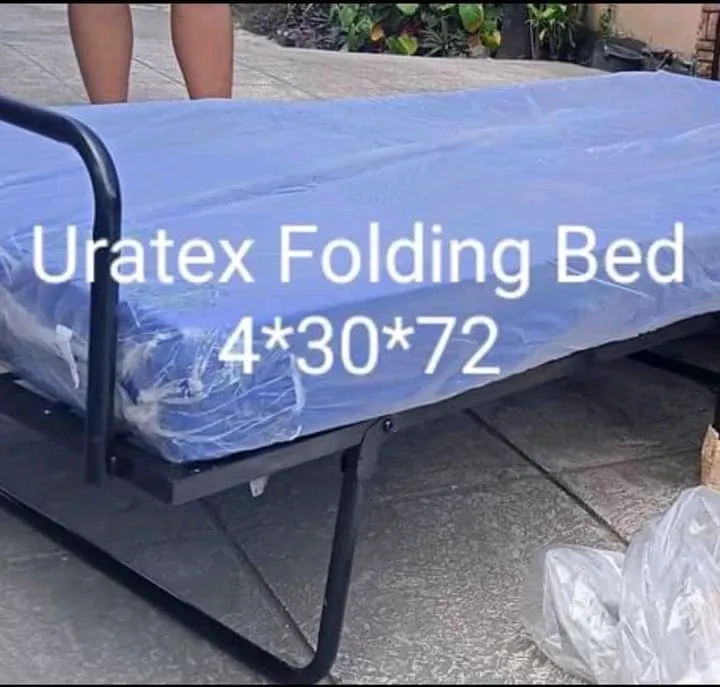 folding bed with uratex foam 4inch cash on delivery Lazada PH