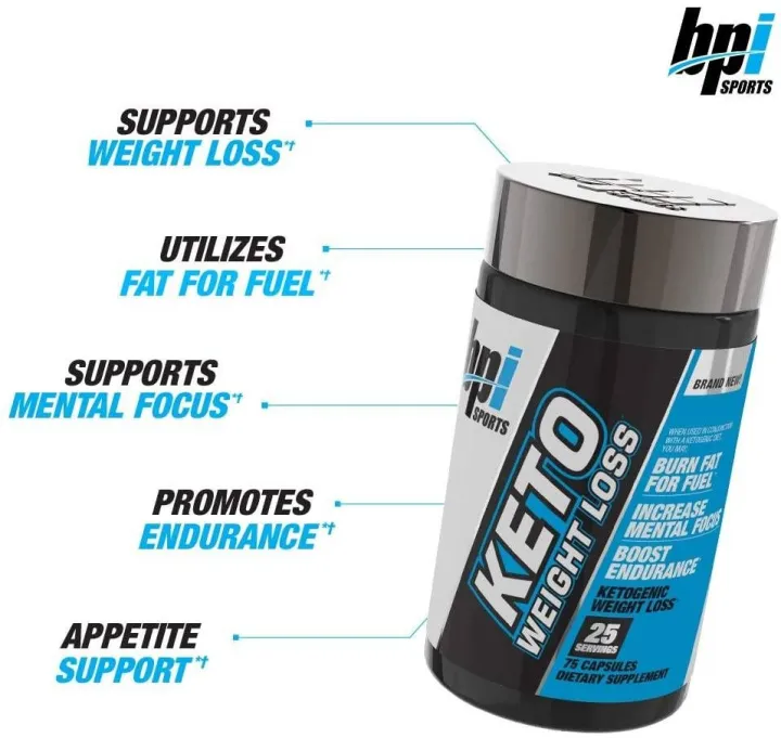 🎈BPI sports KETO WEIGHT LOSS(75cap)สายคีโตลีนสุดๆ Lazada.co.th