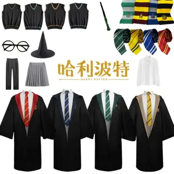 Hogwarts Legacy Male Uniform Slytherin Costume Cosplay Suit Men's Outfit