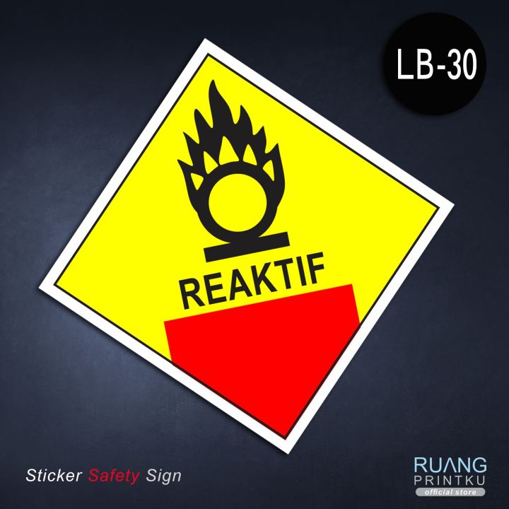 Stiker Label Limbah B3 Reaktif Lazada Indonesia