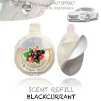 กลิ่นแบล็คเคอแรนท์ รีฟิลน้ำหอมปรับอากาศในรถ Scent Auto port ขนาด8ml.