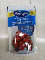 Ocean Spray Original Dried Cranberries  Blueberry Flavor142g.แครนเบอร์รี่อบแห้งผสมกลิ่นบลูเบอร์รี่ 142กรัม