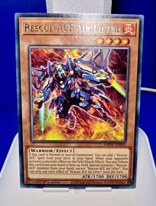 Rescue - ACE Air Lifter [AMDE-EN002] (TCG) Yu-Gi-Oh Trading Card Game ...