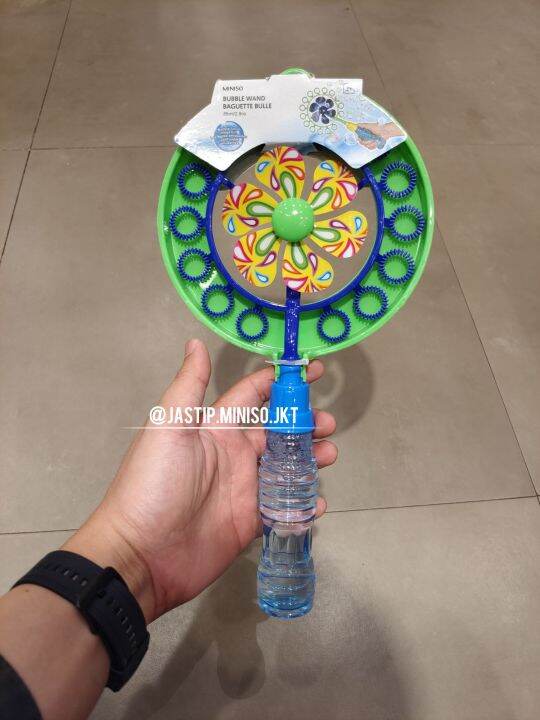 MINISO 🆕 Windmill Bubble Wand / Mainan Bubble Lazada Indonesia