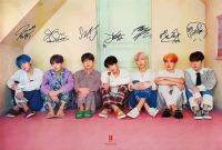 โปสเตอร์วงดนตรี วินเทจ BTS