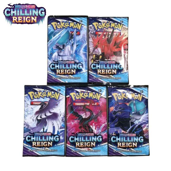 Pokemon TCG Sword & Shield Chilling Reign Booster Pack (5 packs / set
