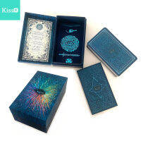 [สินค้าในสต็อก] ไพ่ทาโรต์ปริซึมของแท้นำเข้ารุ่นที่หกขอบชุบเงิน Prisma Vision TAROT