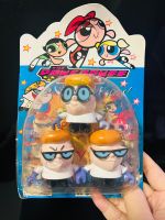 Dexter Laboratory งานvintage ปี 2000 หายาก ยางตัน สภาพดีมากกกกกก สวย งานปั้ม