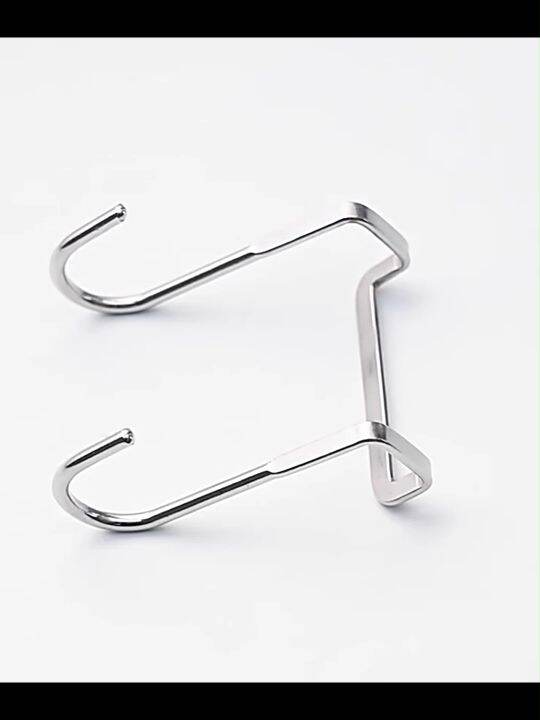 【Local Delivery】Multipurpose S Hook Round Tube Hook Clothing Display S