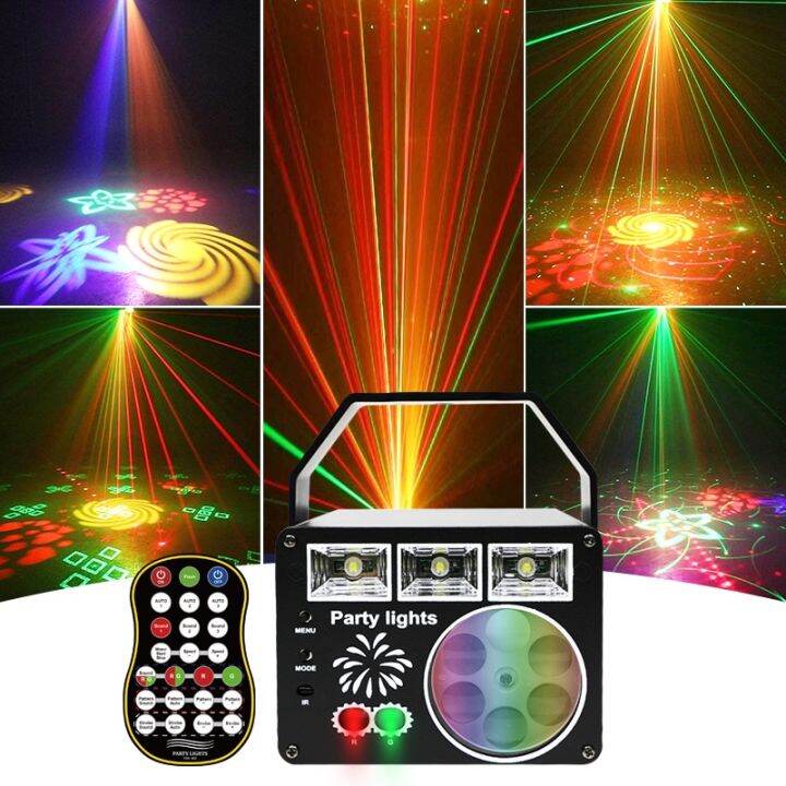 WUZSTAR USB Pattern Laser Disco Parti Light Led Projector