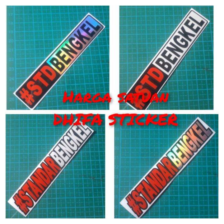 Stiker Cutting Standar Bengkel Lazada Indonesia