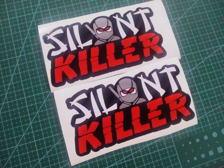 Sticker Silent Killer Cutting Lazada