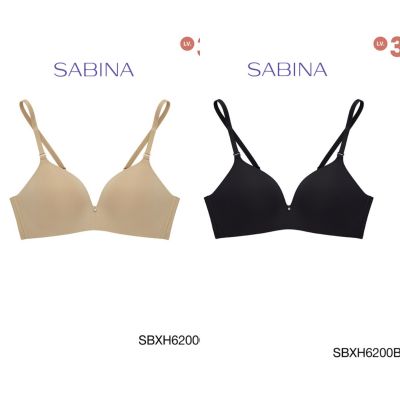 Sabina เสื้อชั้นใน รหัส SBXH6200 Invisible Wire (ไม่มีโครง) Seamless Fit รุ่น Soft Doomm