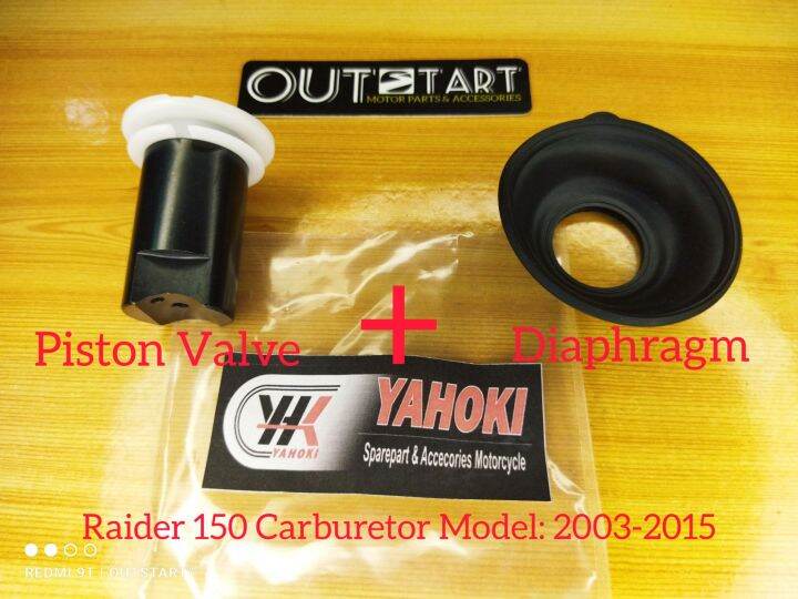 Raider 150 Carburetor Piston Valve with Diaphragm Lazada PH