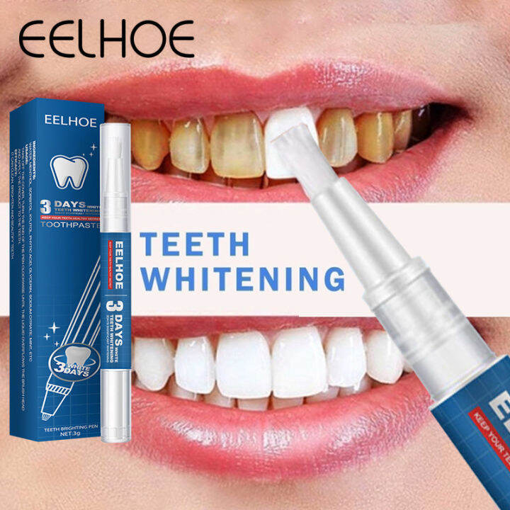 EFERO 3 Days Teeth Whitening Gel Pen Fresh Breath Tooth Bleach Serum Oral Care Remove Teeth