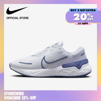 Nike Womens Renew Run 4 Shoes - Pure Platinum