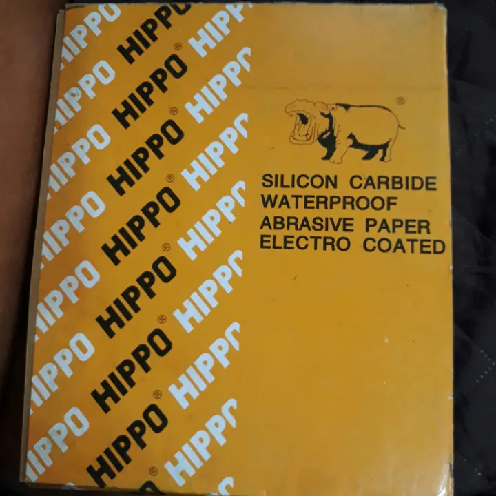 Hippo Abrasive paper (sandpaper) 320 (sold per hundred) Lazada PH