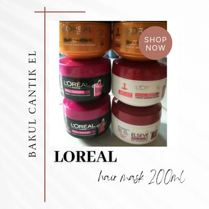 loreal hair mask 200ml Lazada Indonesia