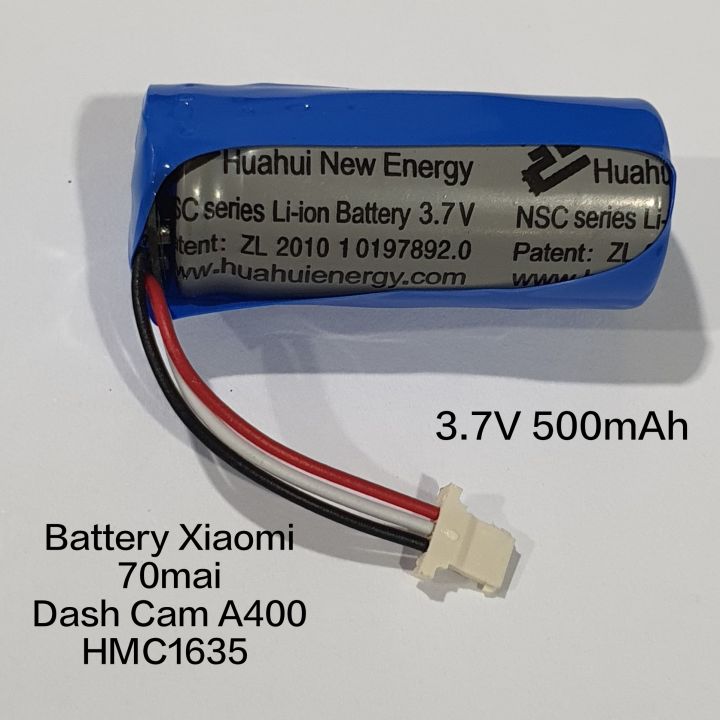 battery-แบตเตอรี่-xiaomi-70mai-dash-cam-a400-hmc1635-3-7v-500mah-แบตกล้องติดรถยนต์-แบตกล้อง