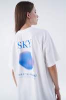 picht Sky tee - under the same sky collection เสื้อ oversize สกรีนลายกราฟฟิค