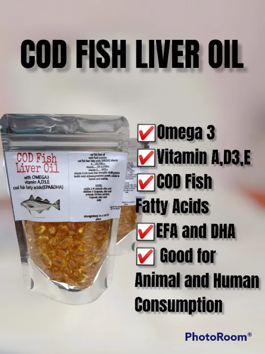 COD FISH LIVER OIL for humans and animals Lazada PH