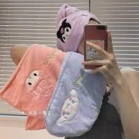 พร้อมส่ง ผ้าคลุมผมอาบน้ำSanrio ผ้าเช็ดผมแห้งไว นุ่ม ซับน้ำดี หมวกคลุมผมผ้านาโน ถนอมเส้นผม หมวกคลุมผมอาบน้ำ