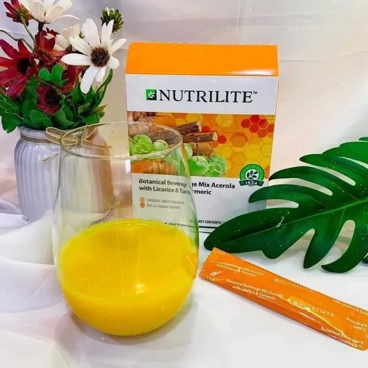 Botanical Beverage Mix Acerola with Licorice & Turmeric from NUTRILITE AMWAY TRIPLE BOOSTER utk