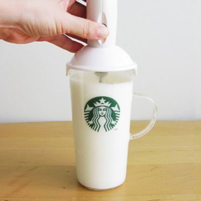 (Starbucks Japan พร้อมส่งจากไทย) เครื่องทำฟองนมสตาร์บัคส์ Starbucks Japan Milk Foamer &amp; Cup (350ml)