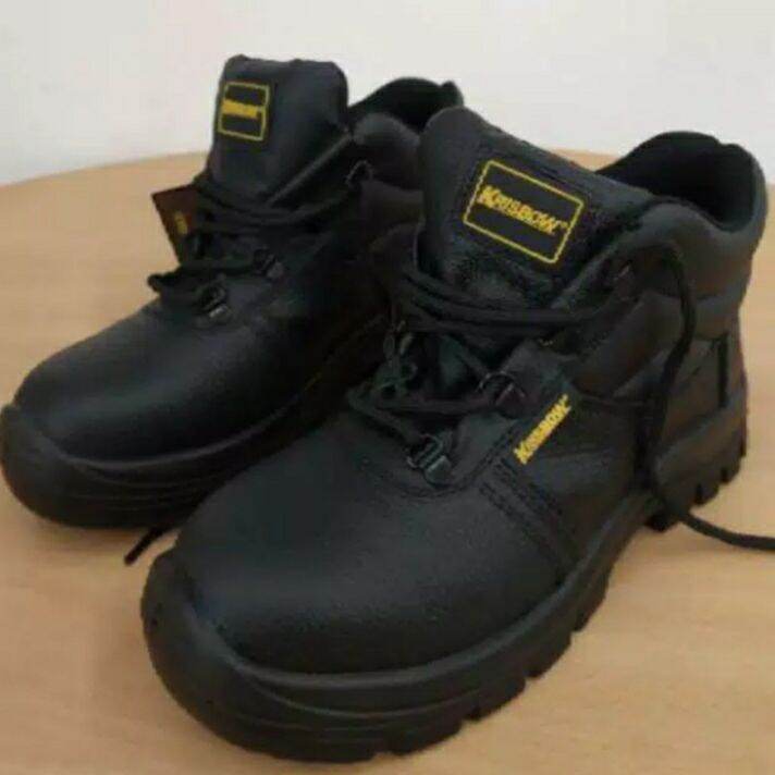 Sepatu Safety Krisbow Model Tali 6 Inch Sepatu Pengaman Kerja Steel Toecap Lazada Indonesia 8963