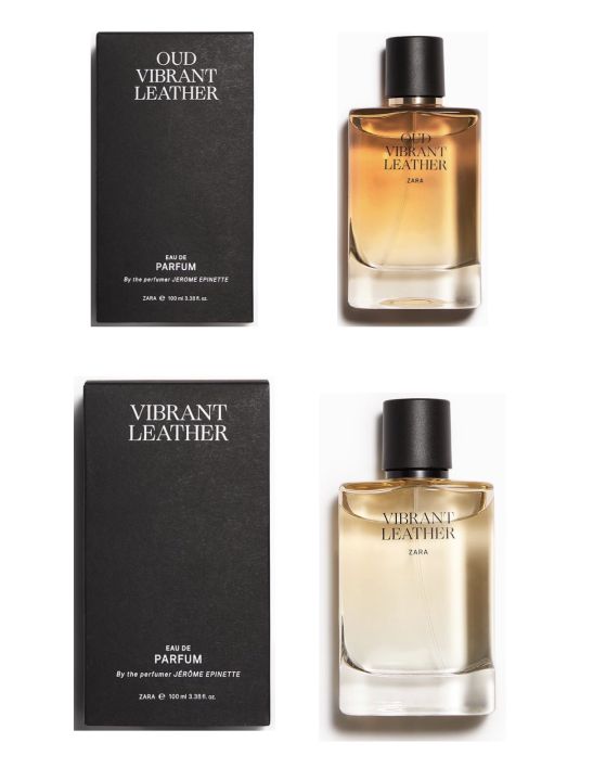 ZARA PERFUME🇪🇸VIBRANT LEATHER bundle OUD AND CLASSIC 60ml🇪🇸VIBRANT ...