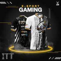 เสื้อกีฬาพิมพ์ลาย"E-SPORT"ผ้านุ่ม สีสดใส ใส่สบายตรงปก 100% ( มีทั้งหมด 5สี )