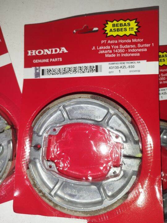 Honda Brake Shoe click 125 150 beat v1 v2 v3 Lazada PH