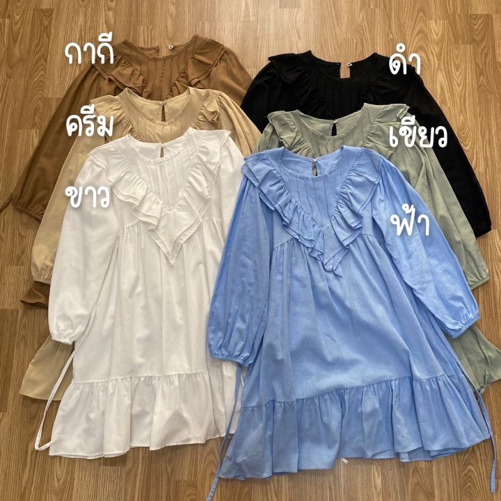 cosclothes-official-เดรส-เดรสสั้น-เดรสแฟชั่น-อกไม่เกิน40ใส่ได้-มีเก็บเงินปลายทาง