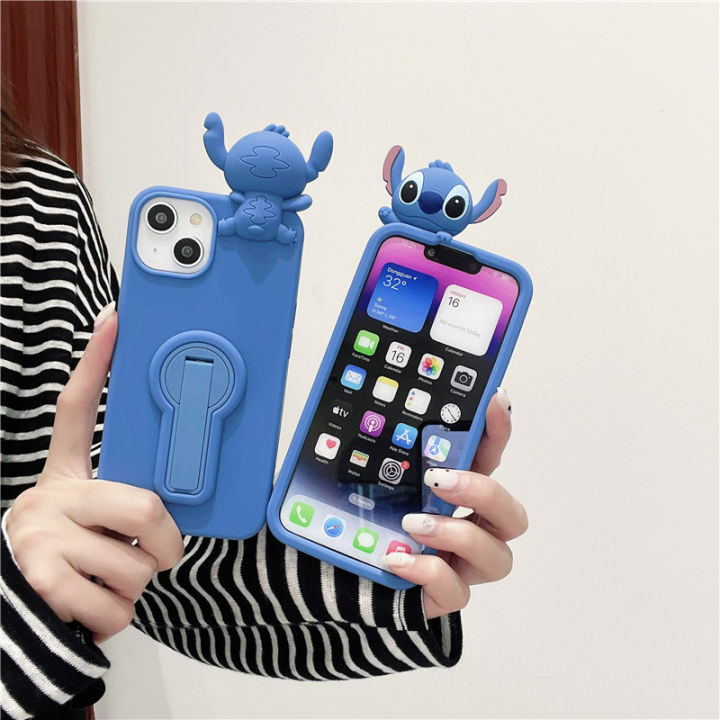 Cases For Iphone 11 Pro Max, Lilo Stitch Cute 3d Cartoon Soft