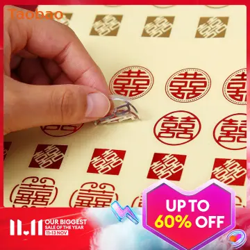 100pcs Wax Seal Stickers Wedding Invitation Envelope Seal Stickers Perfect  For Invitaion Envelopes Gift Wrapping