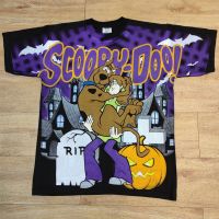 HAPPY HALLOWEEN SCOOBY-DOO ? BOOTLEG MOVIE OVERPRINT CARTOON ลายการ์ตูนสคูบี้ดู