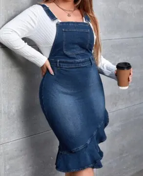 Plus size on sale denim skirt 9mm