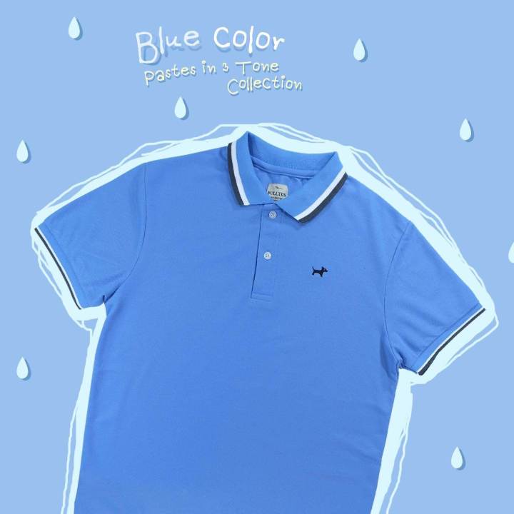 เสื้อโปโล-bulltus-brand-สีฟ้า-มีรอบอก-38-60-นิ้ว