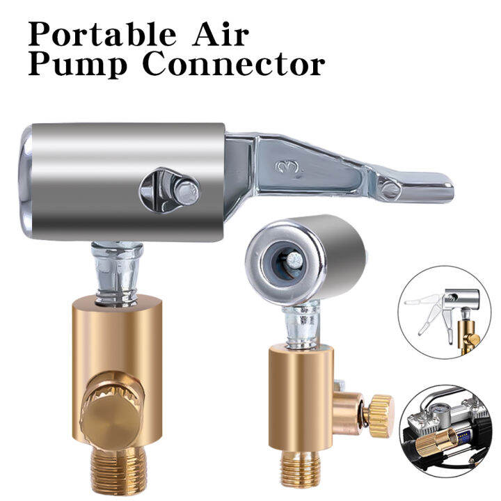 Inflatable Pump Connector for Car Tire Air Chuck Compressor Can Be