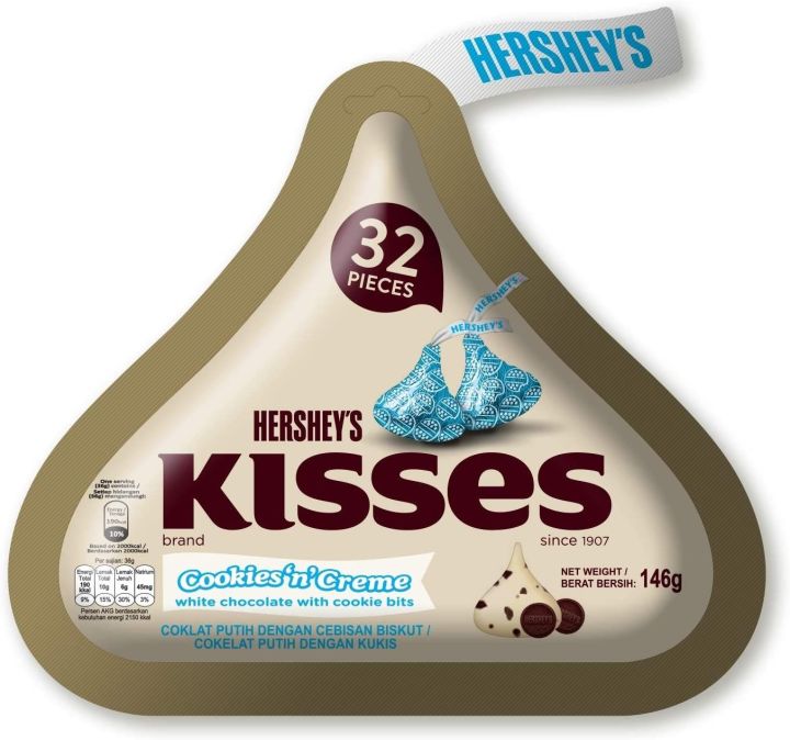 Hershey's Kisses Cookies N' Cream, 146g | Lazada PH