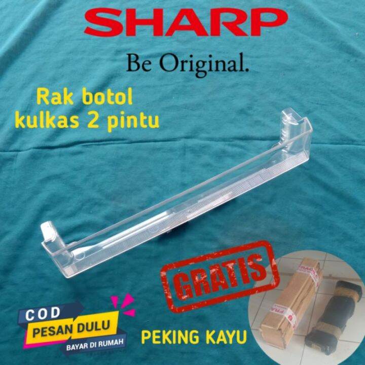 RAK BOTOL KULKAS SHARP 2 PINTU BAGIAN PINTU ATAS ATAU PALING BAWAH ...