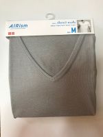 รับหิ้ว UNIQLO แท้???MEN เสื้อคอวี AIRism แขนสั้น MEN AIRISM V NECK T-Shirt (Short Sleeve) เนื้อผ้าบางเบาสบาย เนื้อดี ใส่สบาย?