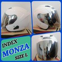 หมวกกันน็อค อินเด็กซ์ มอนซ่า Index​ Monza​ White​ รุ่นศรีษะใหญ่ Size L