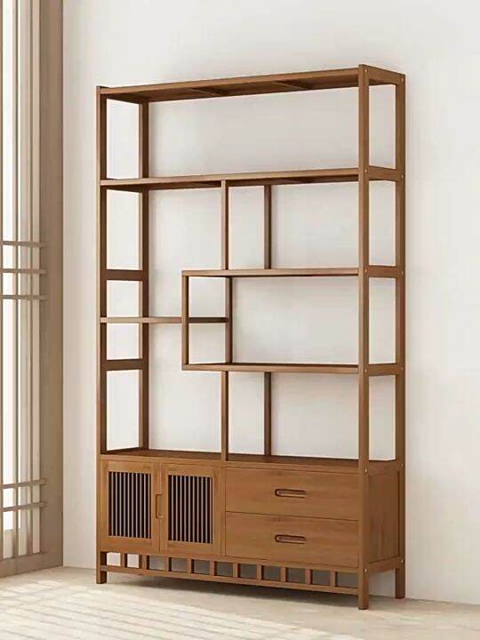 Bogu shelf New Chinese style Duobao Pavilion Tea display Non solid wood display