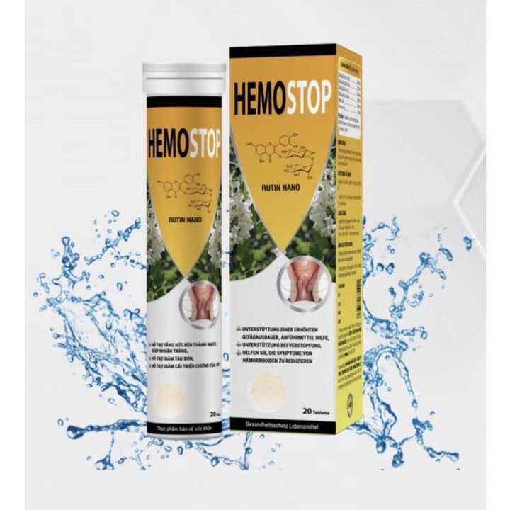 HEMOSTOP EFFERVESCENT TABLET FOR HEMORRHOIDS AUTHENTIC Lazada PH