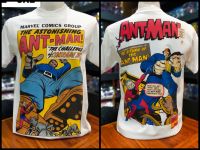 เสื้อMarvel ลิขสิทธิ์แท้ ลาย Ant Man สีขาว ( MX-140 )