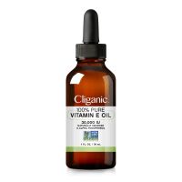 Cliganic 100% Pure Vitamin E Oil for Skin Hair Face 30000IU Non-GMO Verified Natural D-Alpha Tocopherol น้ำมันวิตามินอี บริสุทธิ์ ออแกนิก